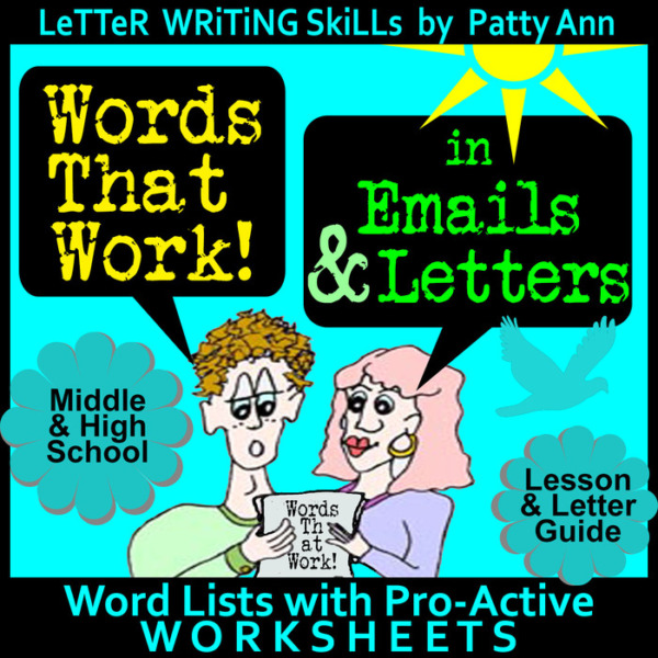 Write Words that Work for Emails & Letters | Reference Guide & Worksheets