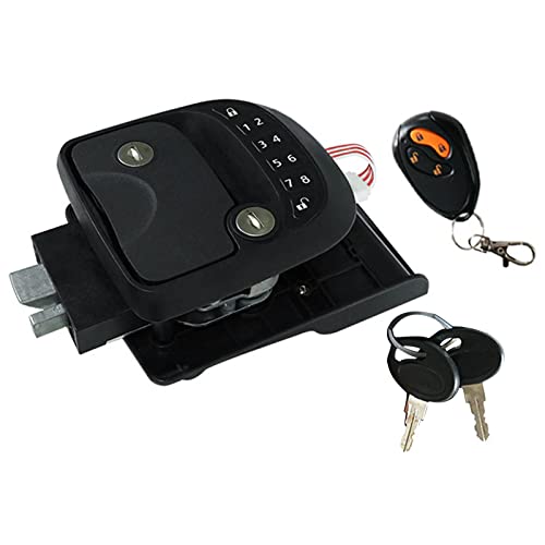 owesolndsg4a RV Remote Lock Entry Door Latch Lock Anti-Theft Lock for Travel Trailer Motorhome RV Security Supplies