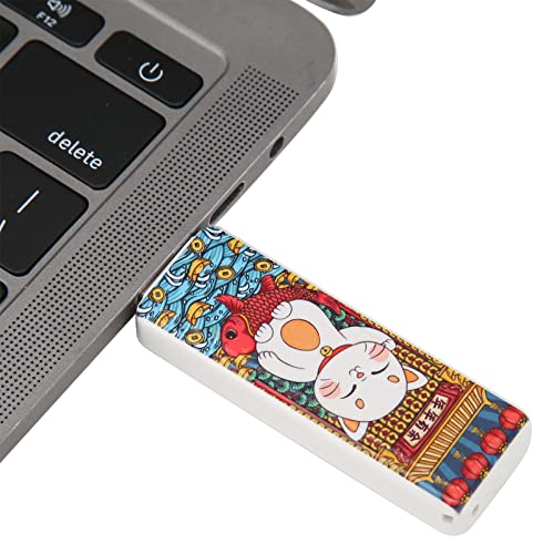 USB Flash Drive, Lucky Cat Pattern Hot Swap U Disk, Portable USB2.0 Memory Stick Mini Thumb Drive Compatible for IBM PC, for OS X Pc or Laptop (32GB) | The Storepaperoomates Retail Market - Fast Affordable Shopping