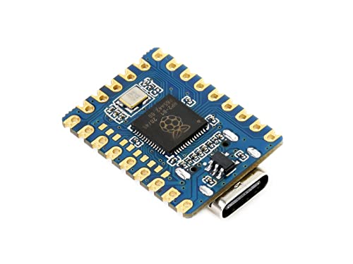 waveshare RP2040-Zero Mini Board High-Performance Pico-Like MCU Board Based on Raspberry Pi Microcontroller Chip RP2040,USB-C Connector,Low-Cost, Support C/C++,MicroPython