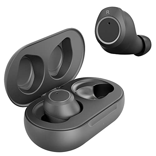 Works for Samsung S21 FE by Cellet Wireless V5 Bluetooth Earbuds Compatible with Samsung S21 FE with Charging case for in Ear Headphones. (V5.0 Black)