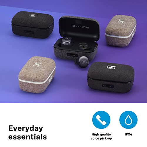 Sennheiser MOMENTUM True Wireless 3 Earbuds -Bluetooth In-Ear Headphones for Music and Calls with ANC, Multipoint connectivity , IPX4, Qi charging, 28-hour Battery Life Compact Design – Black | The Storepaperoomates Retail Market - Fast Affordable Shopping