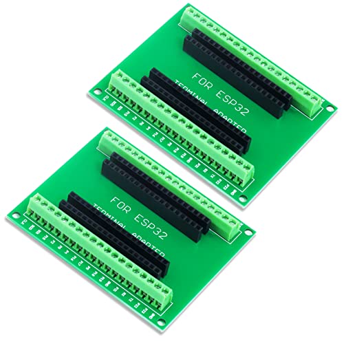 KeeYees 2pcs ESP32 Breakout Board GPIO 1 into 2 for 38PIN No Mounting Hole Version ESP32 Development Board