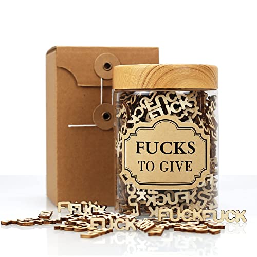 Jar of Fucks – 210PCS- Fucks to Give,Gift Jar for Valentine’s Day – Bad Mood Vent – Change Jar – Birthday/Anniversary/Mother’s Day/Father’s Day/Holiday