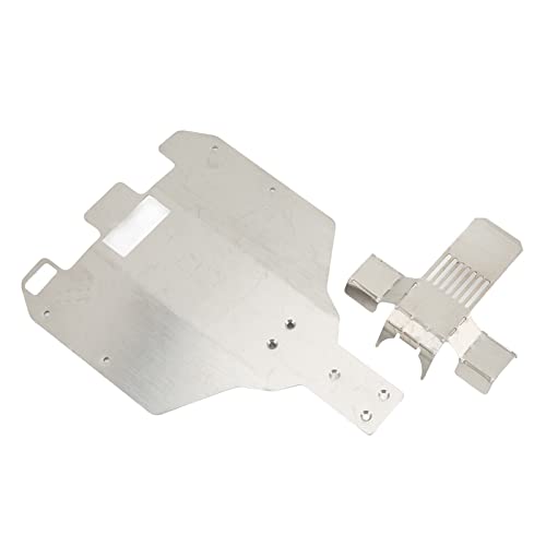 Dilwe RC Car Chassis Armor, Stainless Steel Protective Chassis Armor Replacement Part for WLtoys 12428 12429 12423 1/12 RC Car