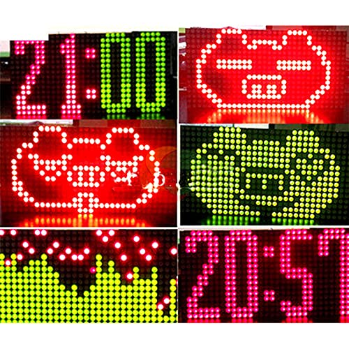 BooiParts 16×32 Dot Matrix Red and Green Dual Color Control LED Display Module DIY Kit Suitable for Arduino STM32 MSP430 PIC DIY Kit | The Storepaperoomates Retail Market - Fast Affordable Shopping