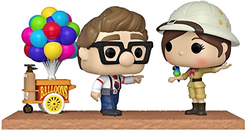 Funko Pop! Moment Disney Pixar Up Carl & Ellie with Balloon Cart Vinyl Figures – BoxLunch Exclusive
