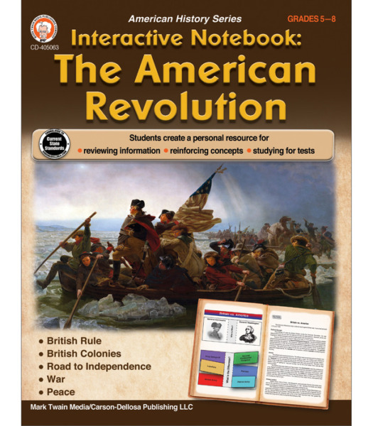 Mark Twain Interactive Notebook: The American Revolution