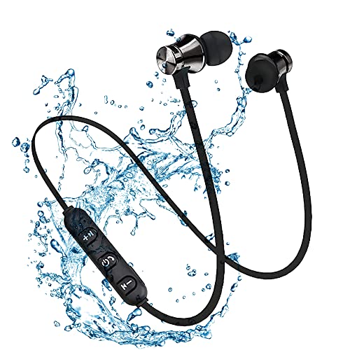 Wireless Earbuds,Bluetooth Headphones Neckband,in-Ear Extra Bass Headset/with mic for Phone Call,5 Hours of Listening Time for Running Workout Gym Driving Cycling Earpiece,for Android/iPhone