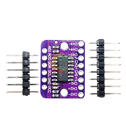 MCP3424 Digital I2C ADC 4 Channel Conversion Module for Raspberry Pi for Arduino 2.7-5.5V Programmable Gain Amplification Module