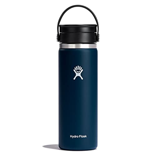 Hydro Flask Wide Mouth with Flex Sip Lid – Insulated Water Bottle Travel Cup Coffee Mug Tumbler