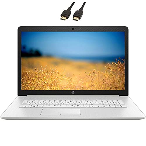 2021 HP Newest Premium Laptop Computer, 17.3” Full HD 1080P IPS Screen, 11th Gen Intel Core i5-1135G7(Beat i7-1065G7), 16GB RAM, 1TB SSD, HDMI, Wi-Fi, Webcam, Windows 11 | LIONEYE HDMI Cable, Silver