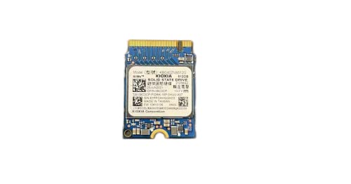 Kioxia Internal SSD, PCIe Gen 3 x 4 NVMe Solid State Drive, M.2, OEM Package (2230, 512GB)