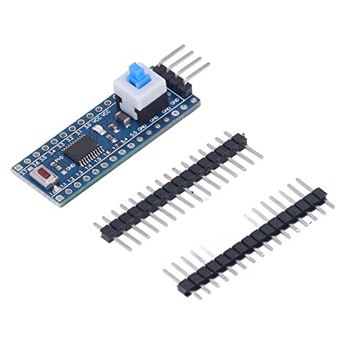 System Development Board, 6 Channel VCC GND STC15W408AS Chip Core Boards Module LED Indicator for DIY