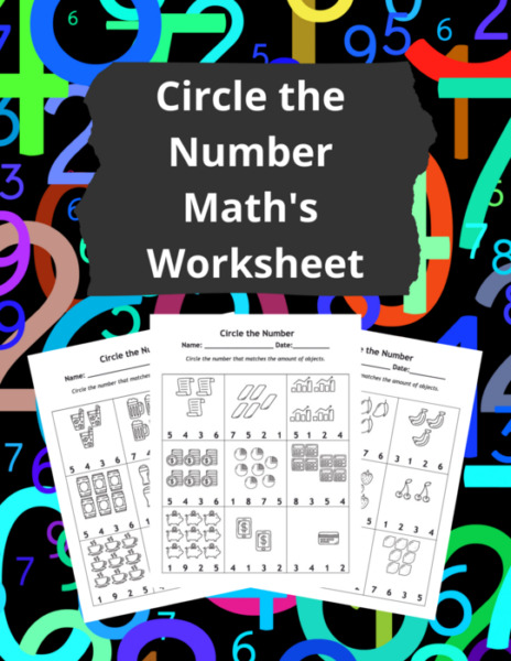 Circle the Number Worksheet