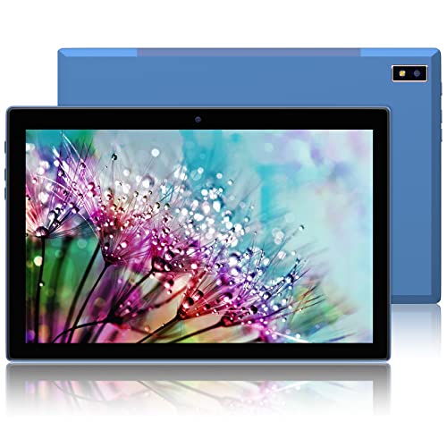 Android Tablet 10 Inch 2021, 64GB Storage, 5G WiFi Tablets with Android 10.0 OS, Camera, WiFi, Bluetooth, Google Certified, HD IPS Screen, Supports Microsoft Office Software – Light Blue