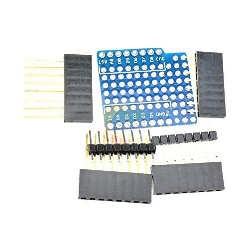 ProtoBoard Shield for WeMos D1 Mini Double Sided Module Perf Extension Board Compatible for Arduino