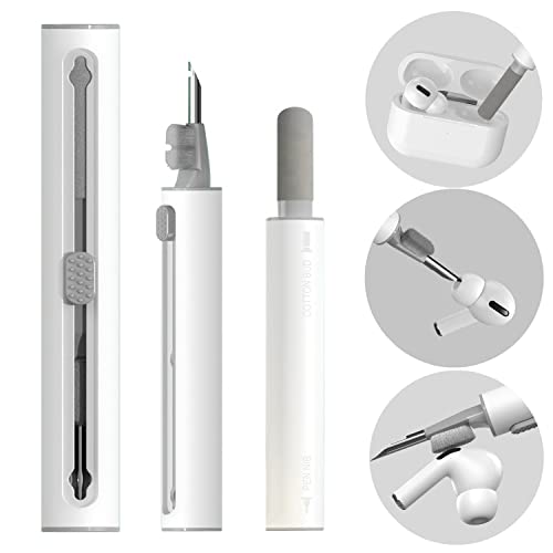 Airpods Cleaner Kit Soft Brush for Bluetooth Earbud Cleaning Airpod Pro Portable 3 in 1 Headphone Cleaning Pen Tools Earphone Cleaning Brush Tool for Earphone,Camera and Mobile Phone