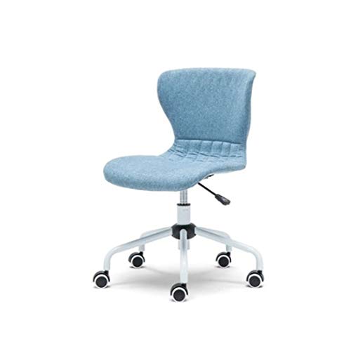 WJCCY Modern Office Chair Ergonomic Fabric Computer Chair Home Office Chair Study Leisure Chair Modern Minimalist Swivel Chair (Color : Blue)