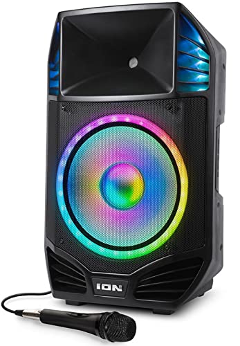 Ion PA Premier 500-Watts Karaoke Party Speaker – Robust High-Power and Bright Sound with Visual Effects and Microphone (Renewed)