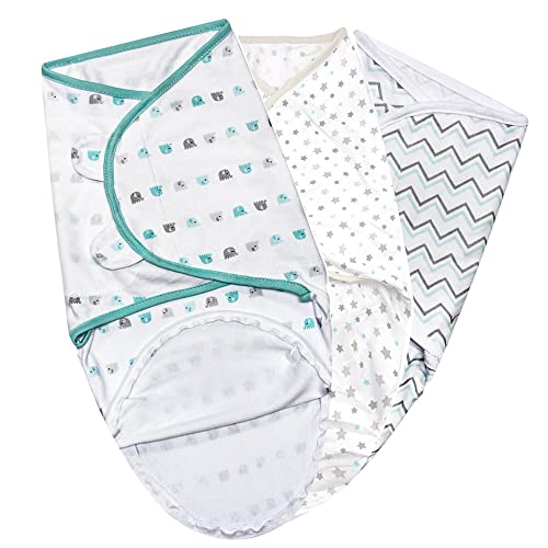 Baby Swaddles 0-3 Months – 3 Pack Baby Swaddle – Comfortable Swaddle Sack for Baby Girl Or Baby Boy – Swaddle for Easy Use – Newborn Swaddle Blanket – Zipper for Easy Changing