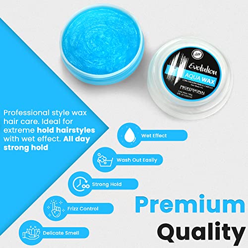 Slik Evolution Aqua Wax Hair Gel for Men,Wax, Mens Hair Products, Gelwax for Hair, Water Based Premium Quality Pomade for Men Strong Hold, Womens and Mens Hair Gel, Hair Styling Gel Men, 5 Ounce | The Storepaperoomates Retail Market - Fast Affordable Shopping
