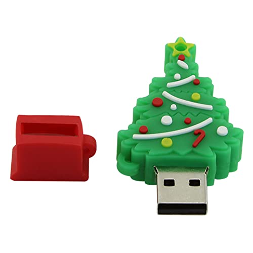 CHUYI Novelty and Cute Christmas Tree Shape Design 128GB USB 2.0 Flash Drive Pen Drive Memory Stick Storage Cool Thumb Drive U Disk Gift (Red – 1 Pack) | The Storepaperoomates Retail Market - Fast Affordable Shopping