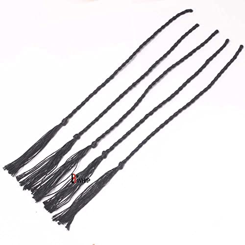 LB’S WHIP 5 Pieces Replacement Whip Cracker Whip Popper Made of Kevlar Thread The Strongest and Professional Cracker or Popper with Kevlar Thread.