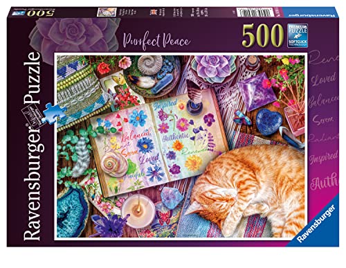 Ravensburger Aimee Stewart Purrfect Peace 500 Piece Jigsaw Puzzle for Adults & Kids Age 10 Years Up