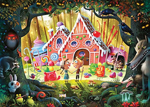 Ravensburger Hansel and Gretel Beware! 1000 Piece Jigsaw Puzzle for Adults – 16950 – Every Piece is Unique, Softclick Technology Means Pieces Fit Together Perfectly
