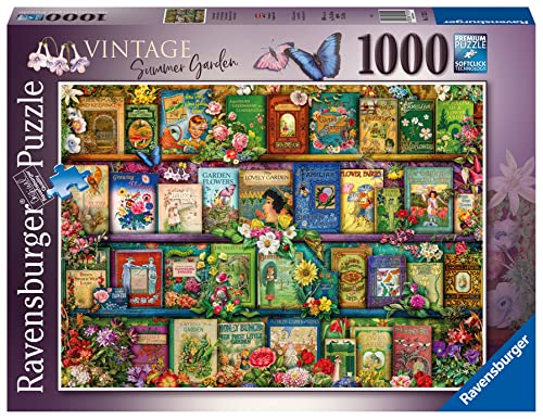 Ravensburger Aimee Stewart Vintage Summer Garden 1000 Piece Jigsaw Puzzle for Adults & Kids Age 12 Years Up