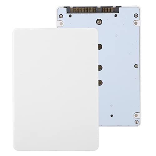 SSD Adapter, Durable Solid State Drive Adapter, 3.94*2.76*0.28Inch Convenient Laptop Notebook PC for Computer Desktop(white)