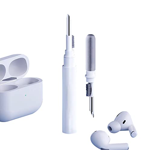Oasiland Earbuds Cleaning Brush, 3 in 1 Cleaner Kit for Wireless Earphones, Multifunction Cleaning Tool Competible with Airpods Galaxy Buds Freebuds Earpods Camera Keyboard Phone