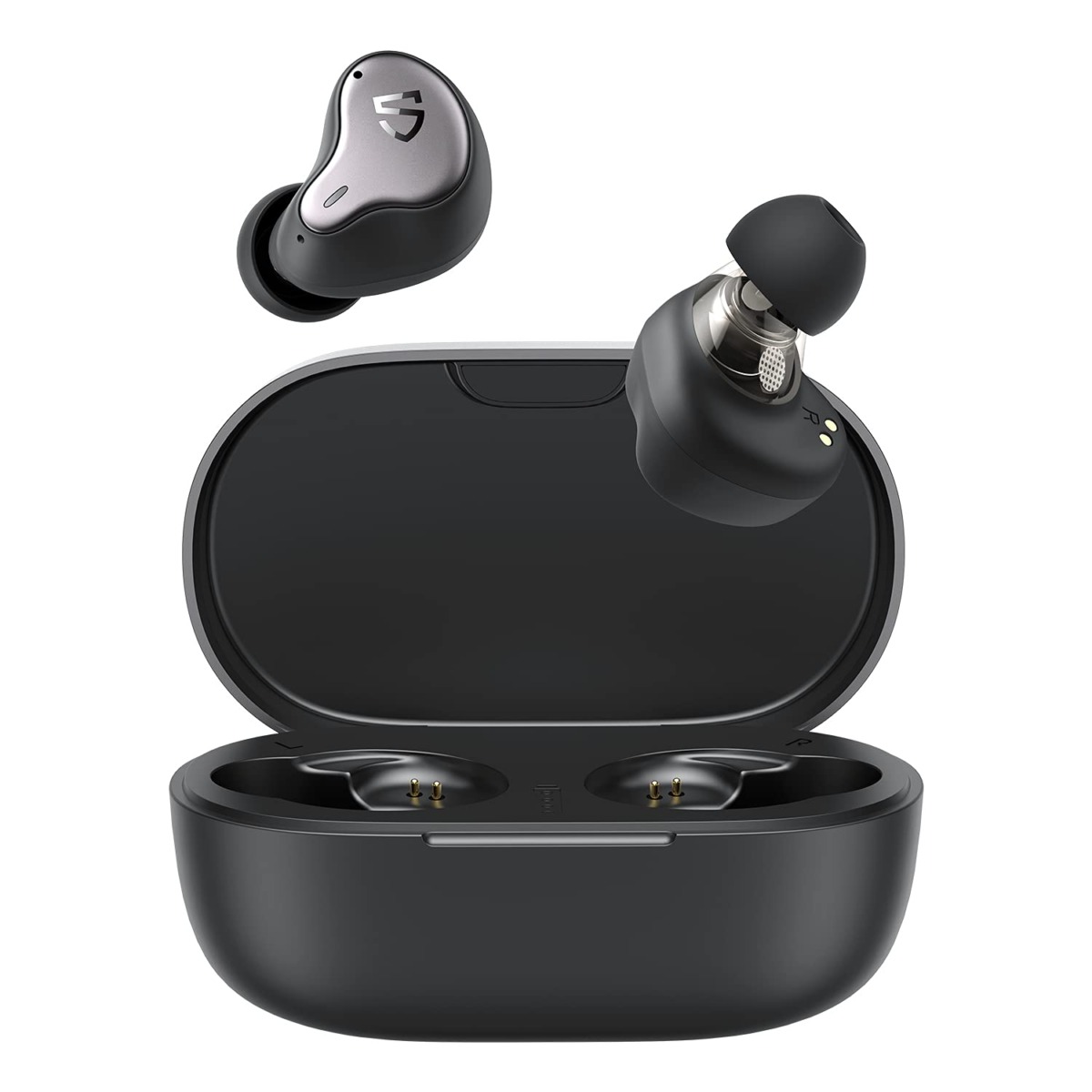 SoundPEATS H1 Wireless Earbuds Bluetooth V5.2 Headphones with QCC3040, Hybrid Dual Driver Earphones with Immersive Sound, aptX Adaptive, 4-Mic, CVC 8.0, Game Mode, Total 35 Hours | The Storepaperoomates Retail Market - Fast Affordable Shopping