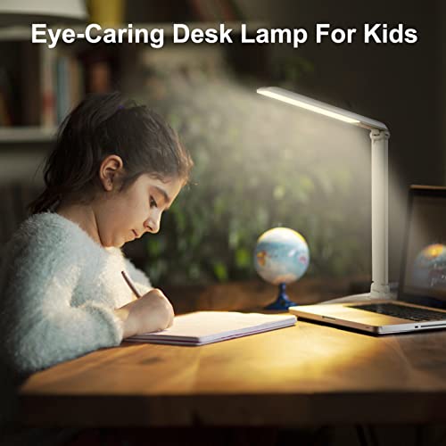 NPET Led Desk Lamp, Eye-Caring LED Lamp with Stepless Brightness,Touch Control,Adjustable Arm,Desk Light for Home,Office,Study,Reading,Dorm Essentials | The Storepaperoomates Retail Market - Fast Affordable Shopping