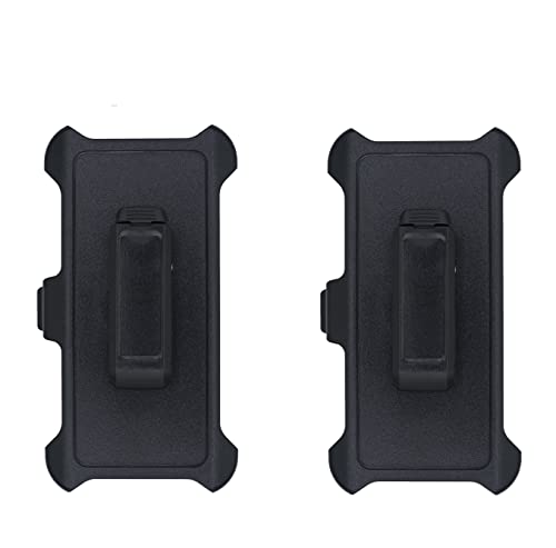 Caseium Holster Belt Clip Replacement [2Pcs in Pack] for Apple iPhone 13 Pro Max OtterBox Defender Series Case | Swivel Belt Clip Holder (Holster ONLY – Case is NOT Included)