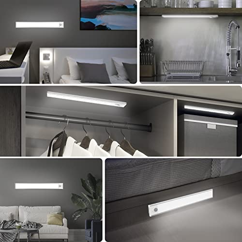 78-LED Under Cabinet Light,Under Counter Light for Kitchen, 1500mAh Rechargeable Motion Sensor Light Indoor, 20cm Under Cabinet Wireless Lighting for ShelfCupboard/Hallway/Stairs(3 Pack) | The Storepaperoomates Retail Market - Fast Affordable Shopping