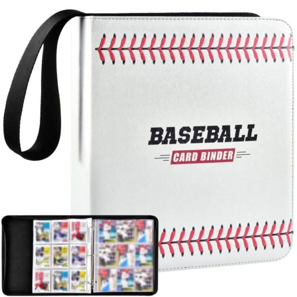 Baseball Football Card Binder Sleeves Holder, 720 Pockets Trading Sports Cards Storage Display Case Protectors for Topps Series/ for Panini NFL/ for PM/ for Basketball Card Packs Collection, Box Only