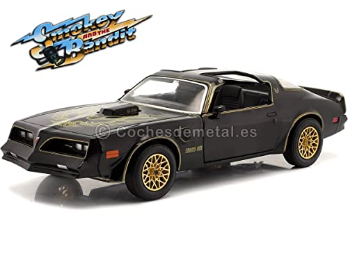 GreenLight 1:24 1977 Pontia&c Firebird Trans Am – Starlite Black with Golden Eagle Hood 84036 [Shipping from Canada]