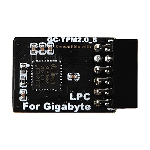 NewHail TPM2.0 Module LPC 12Pin Module with Infineon SLB9665 for Gigabyte Motherboard Compatible with GC-TPM2.0_S