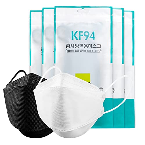 50/100 Pack KF94 Face_Covers, Color Màsk，Black Màsk，4-Layer Màsk outdoor Daily Use