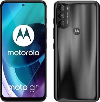 Motorola Moto G71 5G Dual-SIM 128GB ROM + 6GB RAM (GSM Only | No CDMA) Factory Unlocked Android Smartphone (Iron Black) – International Version | The Storepaperoomates Retail Market - Fast Affordable Shopping