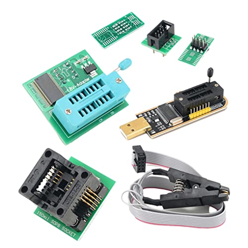 Naisicore Programmer Module Set SOP8 Test Clip CH341A Tyrant Gold 1.8V Conversion Base SOP8 to DIP8,BIOS EEPROM CH341A | The Storepaperoomates Retail Market - Fast Affordable Shopping