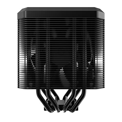 ALSEYE M90 CPU Cooler, Hidden Fan Designed Dual Tower Air-Cooled CPU Cooler with ARGB Light Effect Cover Compatible with Both Intel and AMD Platform, LGA1700 Supported (M90 Black) | The Storepaperoomates Retail Market - Fast Affordable Shopping