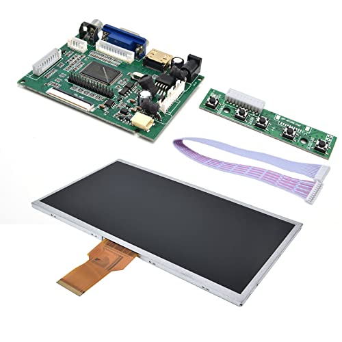 Touch Screen Display Module, TFT High Definition 10in Raspberry Pi Touchscreen for Conversion for Screen Display(Screen + Control Panel)