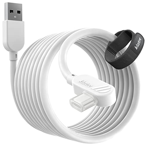 klatre Compatible with Oculus Quest 2 Link Cable 16FT, VR Headset Cable for Quest2 Accessories & Meta Quest Pro and PC/Steam VR, High-Speed Data Transfer & Charging USB 3.0 to USB C Cable