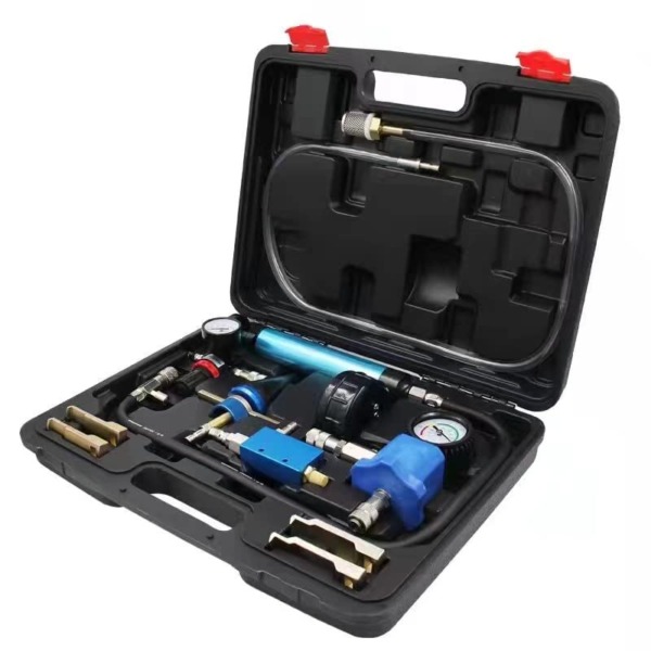 ZKTOOL Professional Radiator Pressure Tester Kit and Vacuum Type Coolant Refilling Kit with Universal Rubber Radiator