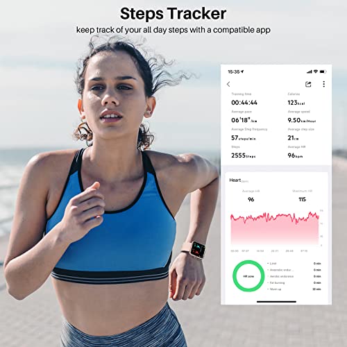 TOZO S2 44mm Smart Watch Alexa Built-in Fitness Tracker with Heart Rate and Blood Oxygen Monitor,Sleep Monitor 5ATM Waterproof HD Touchscreen for Men Women Compatible with iPhone&Android Rose Gold | The Storepaperoomates Retail Market - Fast Affordable Shopping
