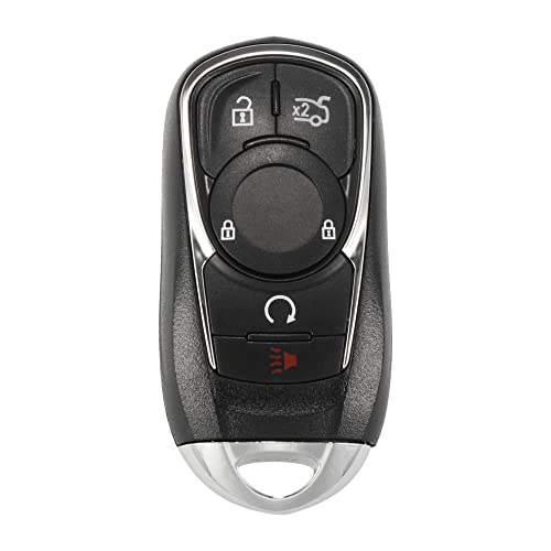 X AUTOHAUX 433MHz HYQ4EA Replacement Keyless Entry Remote Car Key Fob for Buick LaCrosse 2017 2018 2019 5 Buttons 13508414