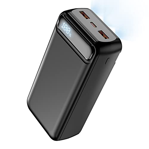 POIYTL Power Bank 50000mAh 22.5W Fast Charging Portable Charger with Flashlight, 3 Outputs & 2 Inputs Huge Capacity External Battery Pack for iPhone, Samsung, iPad etc